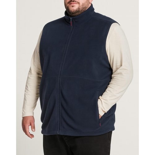 Bigdude Fleece Gilet Navy
